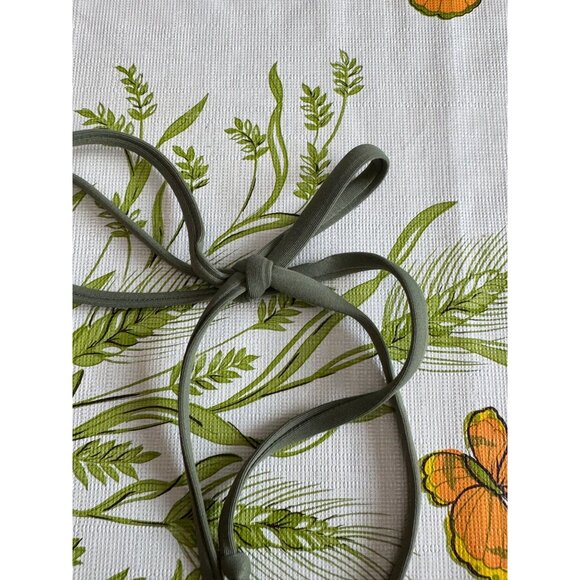 Michael Kors Olive Green Halter Tankini Swim Top W/ Gold Ring Detail & Ruched S - Picture 5 of 7